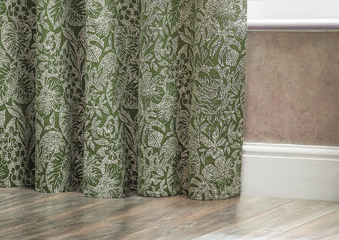 Bali Eyelet, Olive - Ready Made Curtains - Image 6